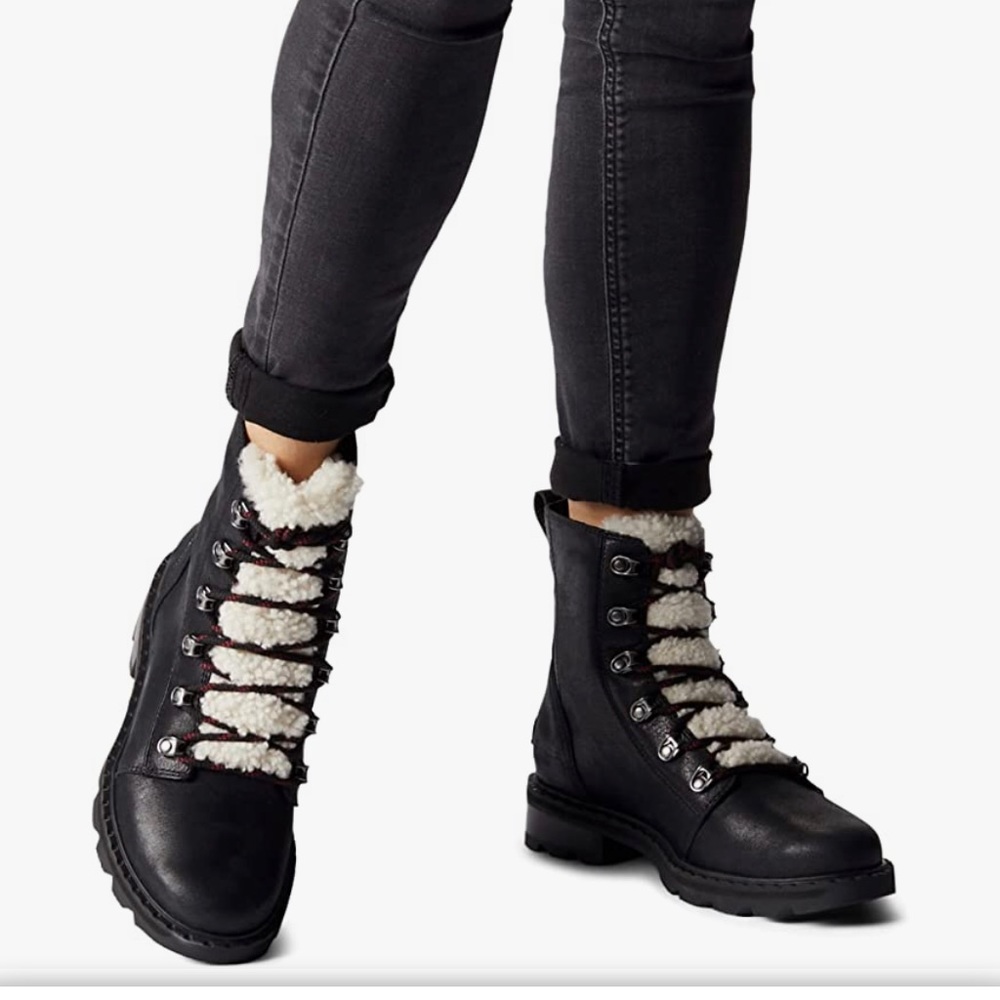 SOREL LENNOX COZY BLACK BOOT - Picture 7 of 8